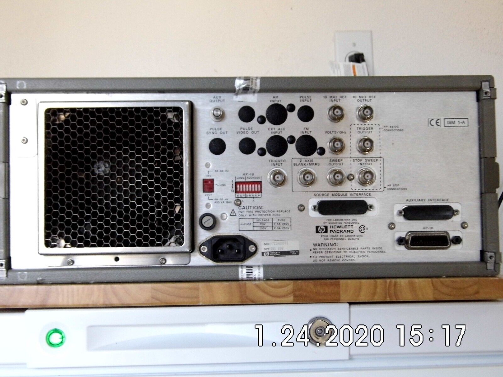 Agilent HP 83620B 001-008 Synthesized Sweeper 10MHz - 20GHz, 2 in stock Agilent HP 83620B 001-008 Synthesized Sweeper 10MHz - 20GHz, 2 in stock